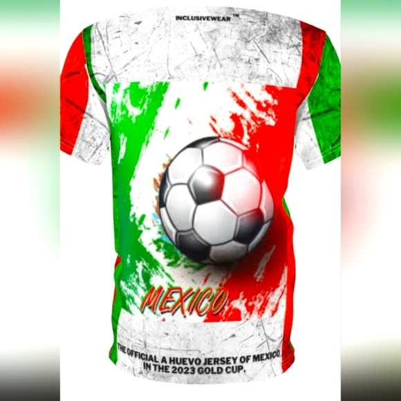 Mexico Soccer The official A Huevo Jersey of Mexico in the 2023 Gold Cup. Unisex - Picture 3 of 5